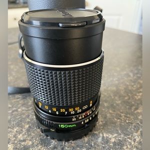 Mimiya 150mm 1:4 camera lens